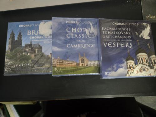 Choral Classics 3x boxset,  Nieuw en geseald.