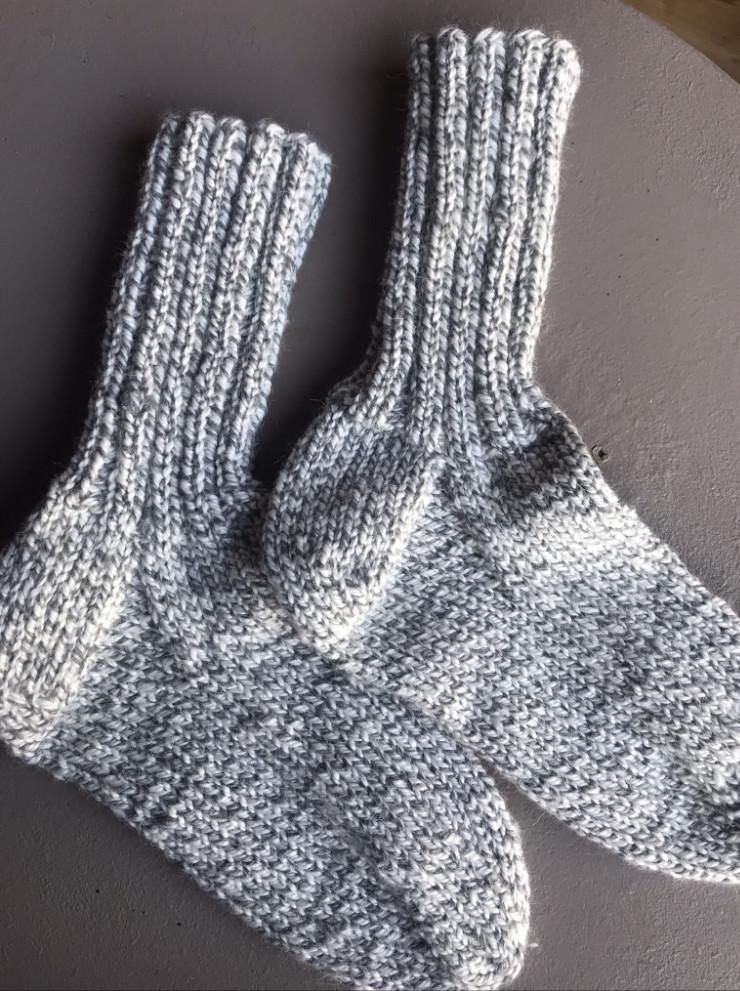 Handgebreide sokken 36-37