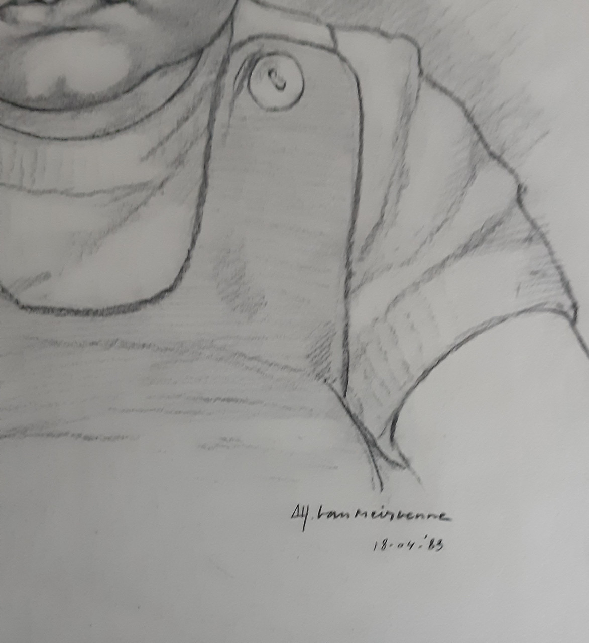 Tekening Alf Vanmeirvenne