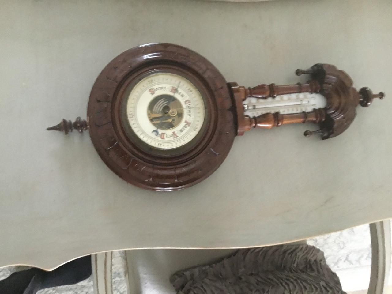 Antieke barometer/ /biedermeier.