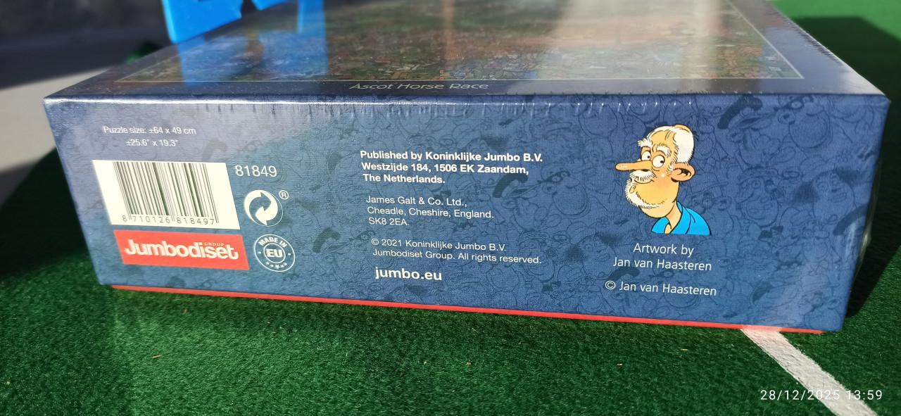 JvH - Jan van Haasteren puzzel - Ascot Horse Race - 950 st.