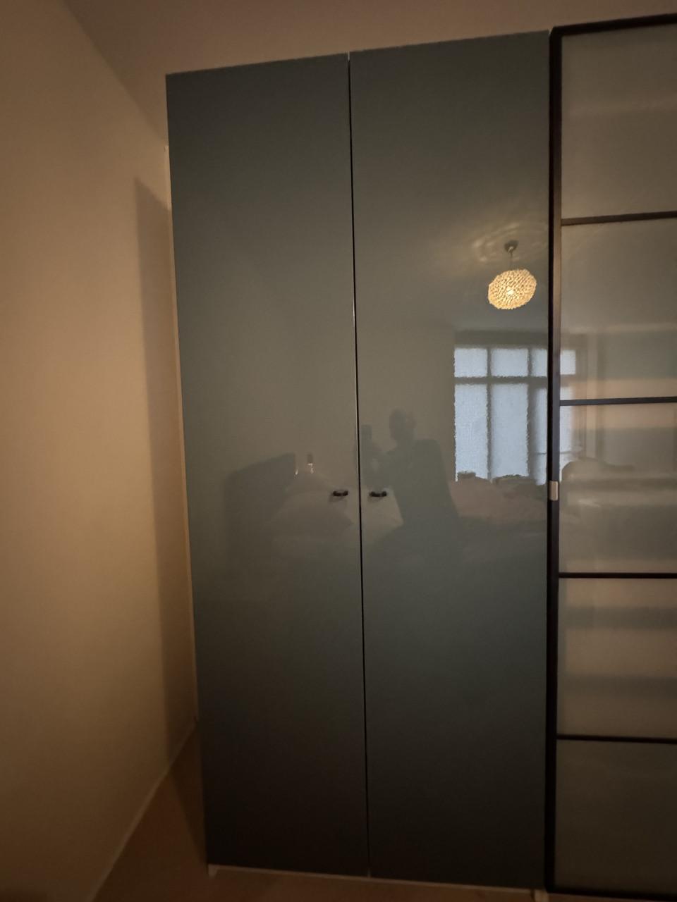 4 petrol IKEA kastdeuren