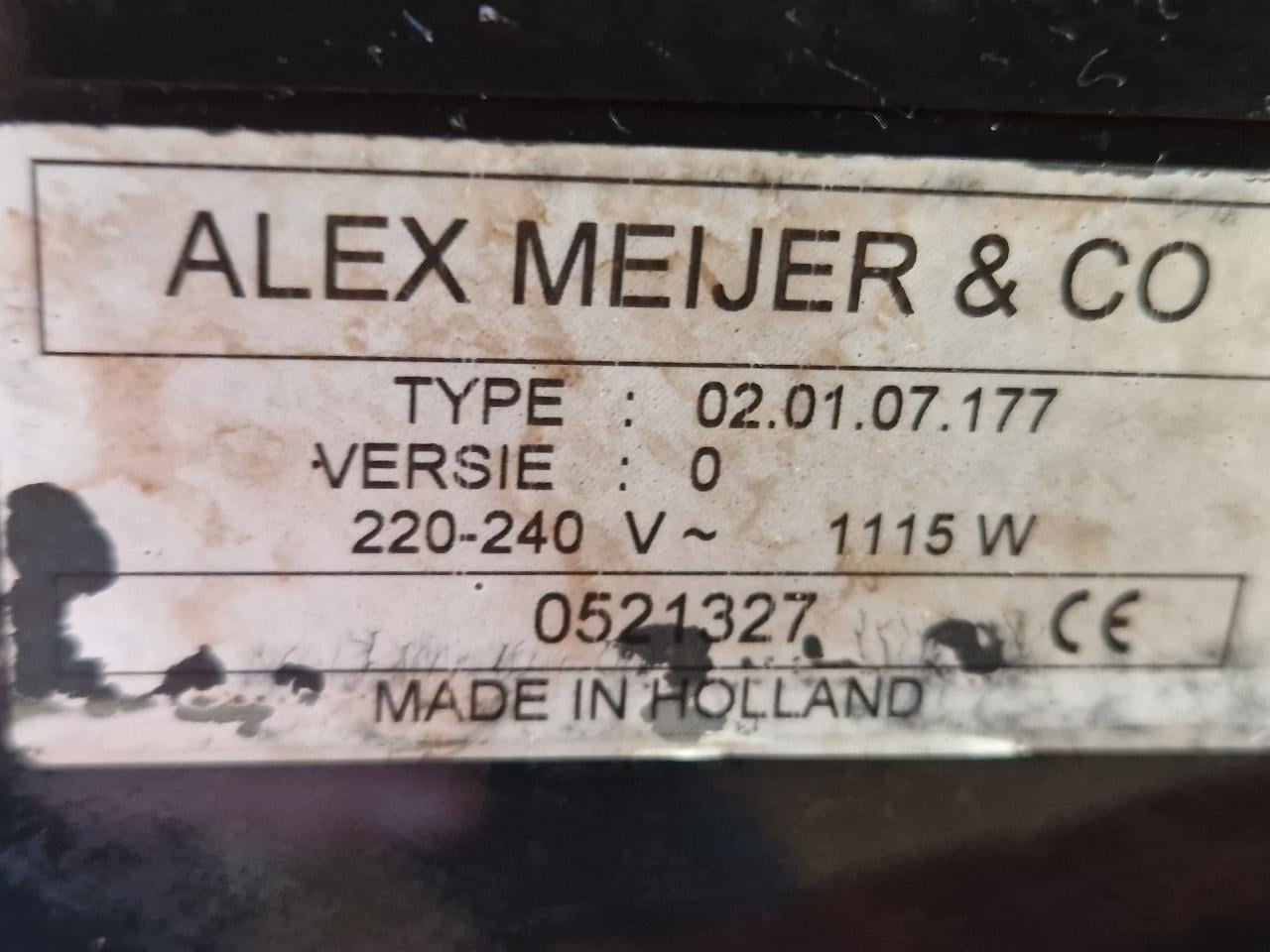 Koffieperculator Alex Meijer