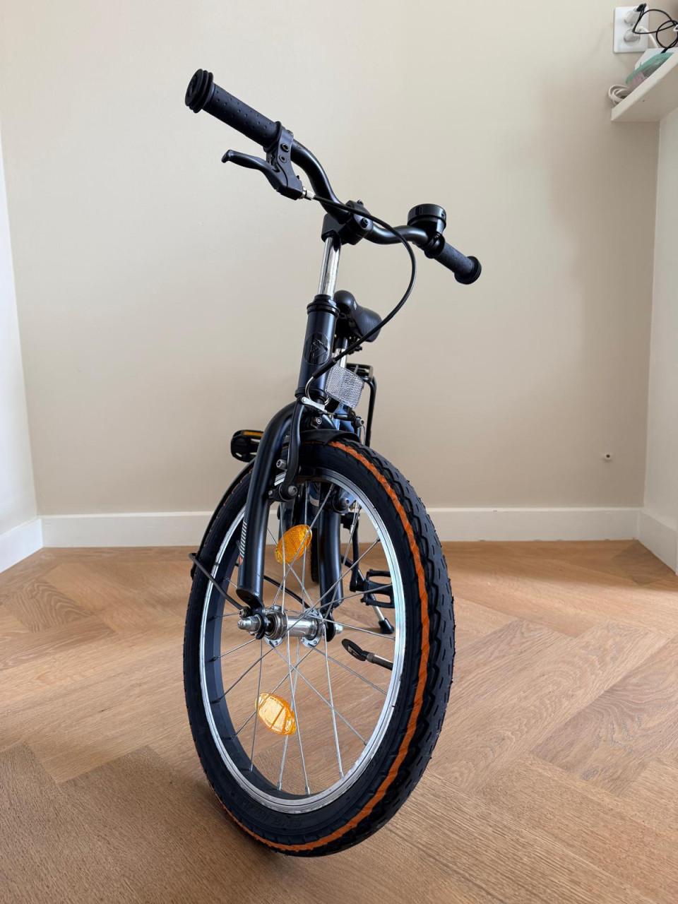 Nette Alpina Yabber 18 inch kinderfiets – blauw/zwart