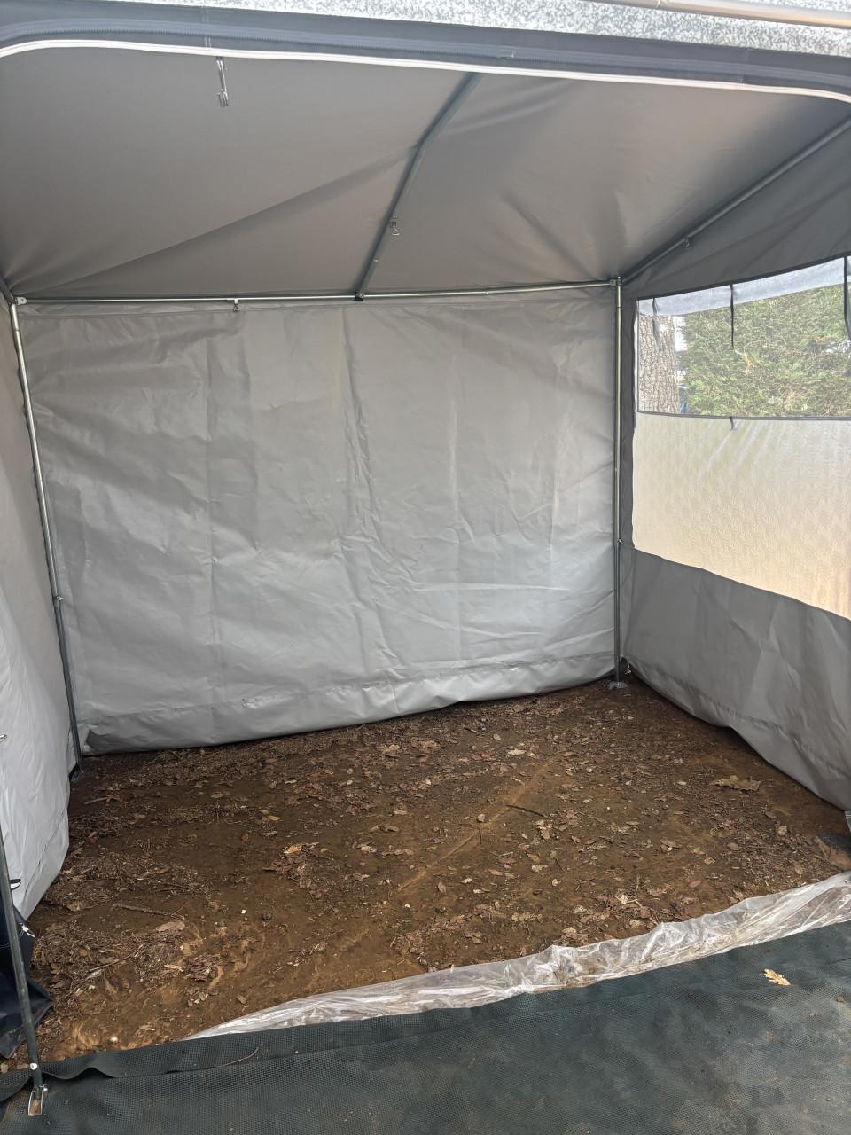 Voortent hypercamp Milaan 300 incl aanbouw