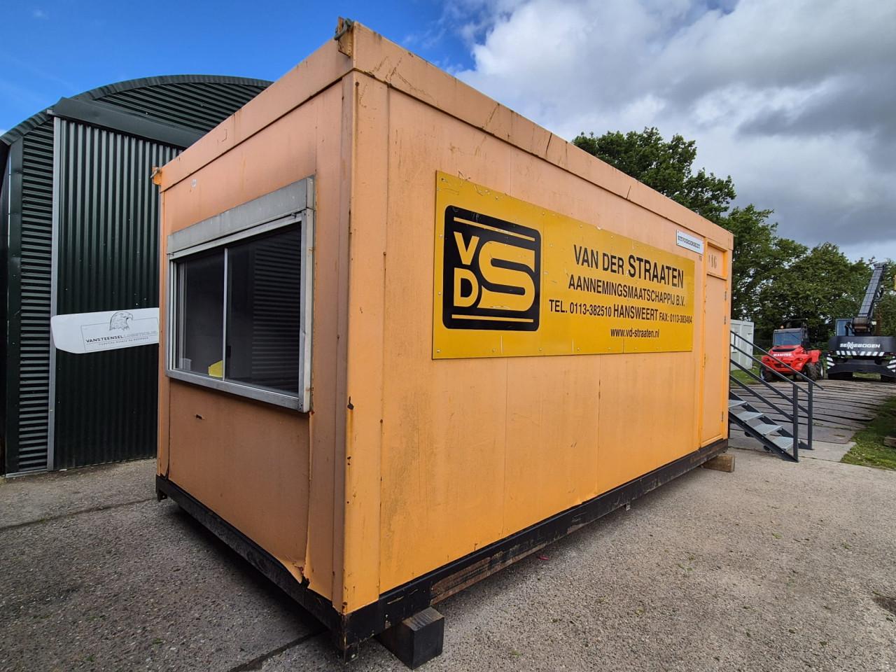 Kantoorunit / bouwkeet / woonunit met keuken en toilet 6x3m