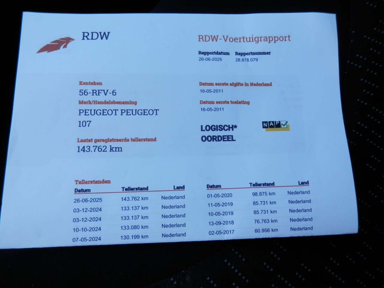 Auto Garant Biedt Aan: Peugeot 107 1.0 12v XS