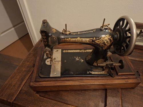 Ouderwetse naaimachine