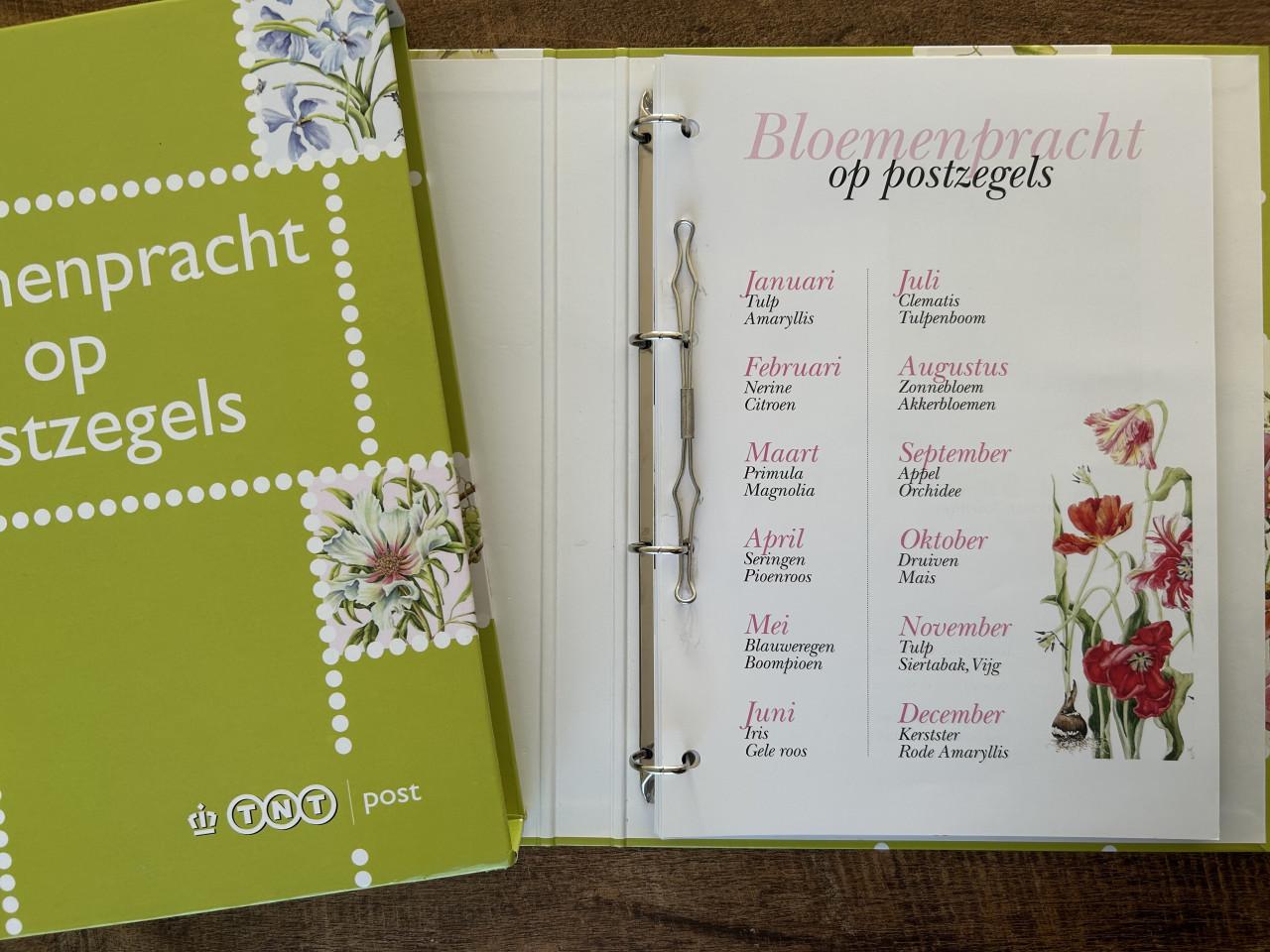 Postzegel album Bloemenpracht