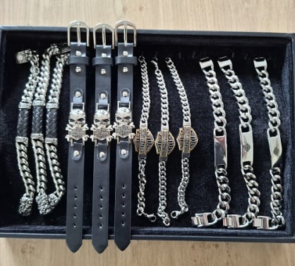 12 Harley Davidson Armbanden  NIEUW