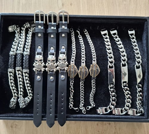 12 Harley Davidson Armbanden  NIEUW