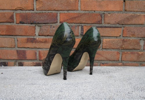 Prachtige groene Pumps maat 36 merk La Strada.