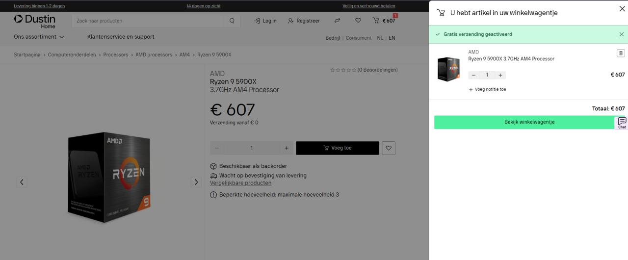 * High END AMD Ryzen 9 5900X Game PC - RTX -1500 SSD/HDD*