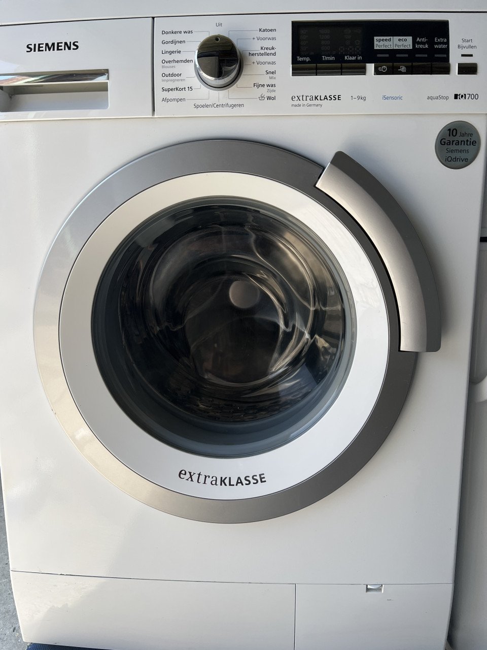 Siemens Wasmachine 9 kg. Energieklasse A+++