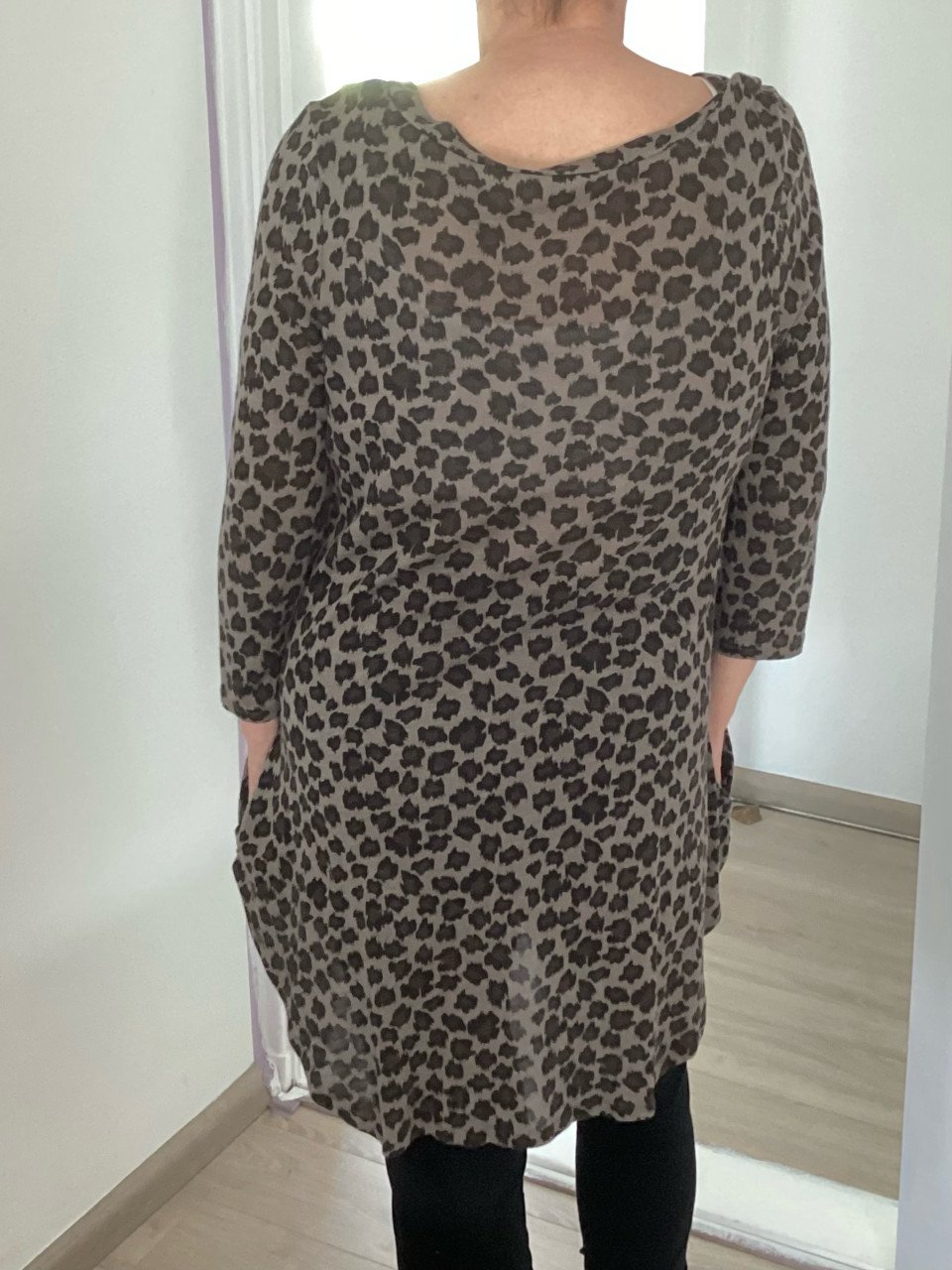 Nieuw tuniek panterprint maat xl