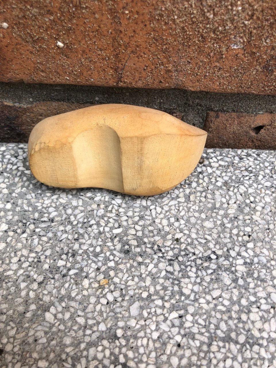 Leuk houten klomje.