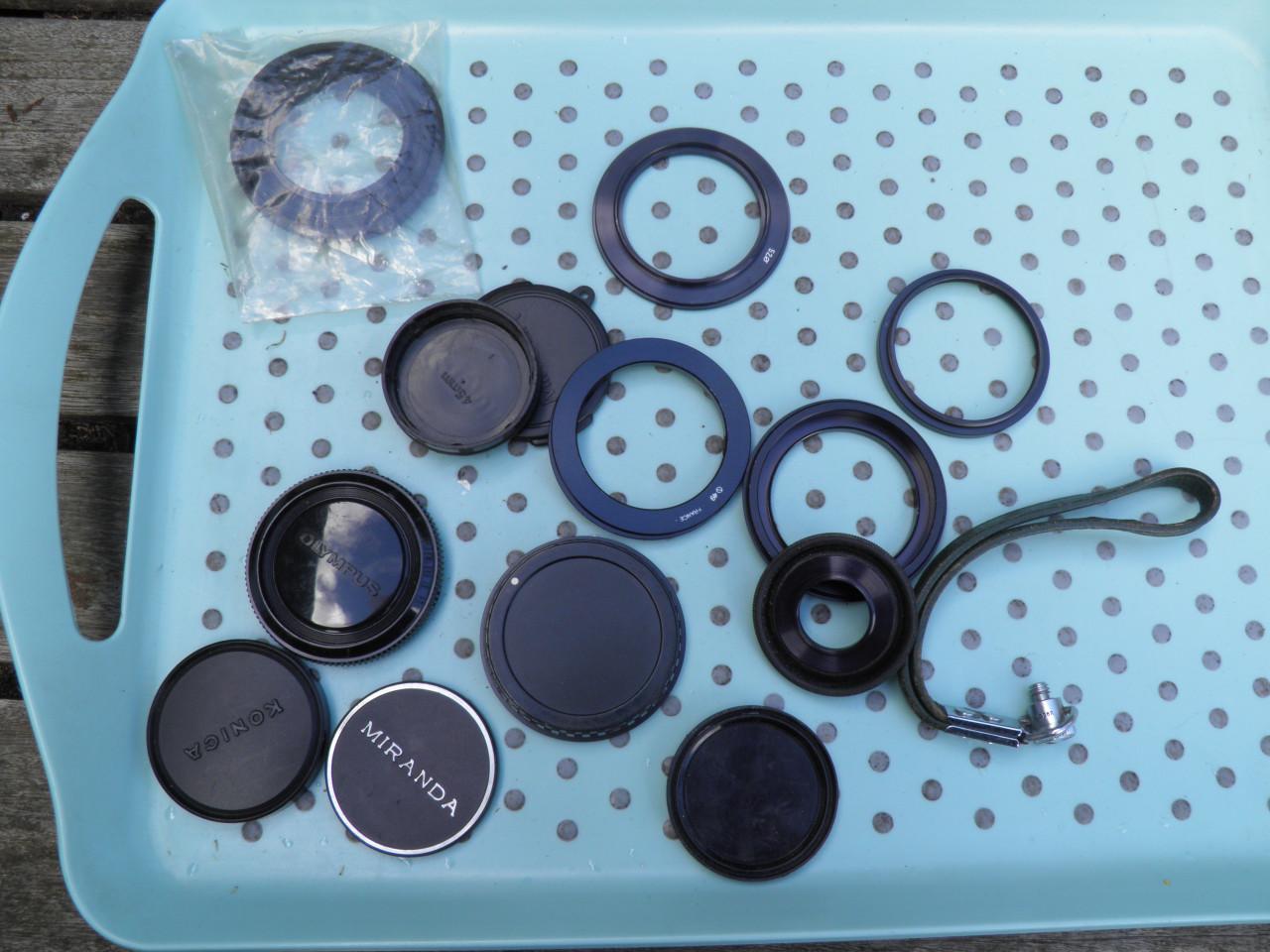 Diverse analoge accesoires voor analoge cameras