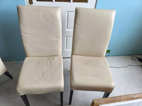 Witleren eetkamerstoelen 4