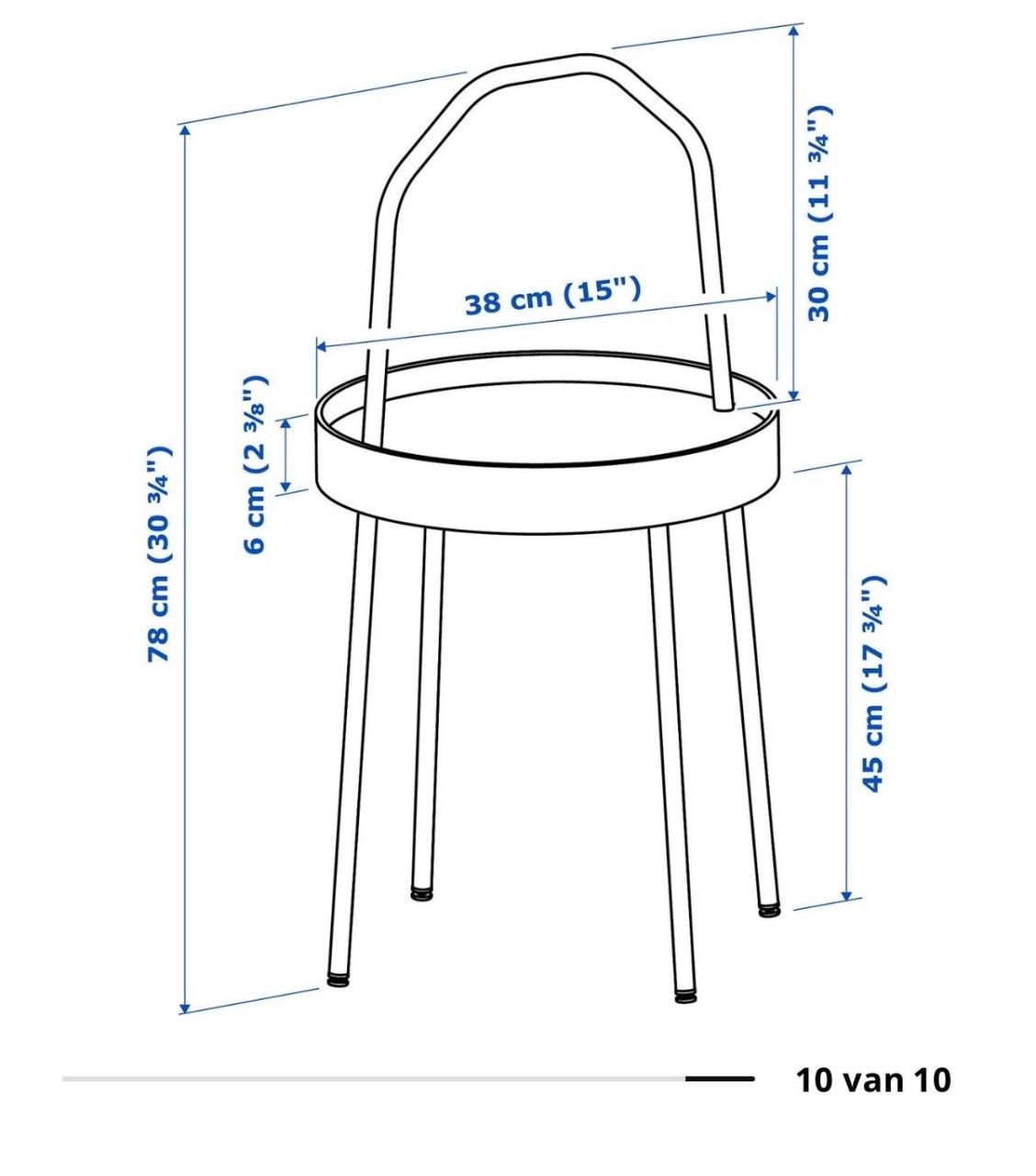 Tafeltje burvik ikea