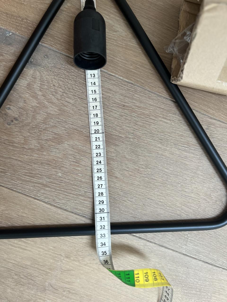 Triangel lamp