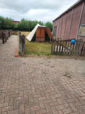 Bijna Gratis koopje piramide tent biesbos
