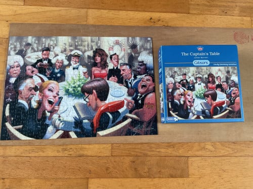 Gibson puzzel 500 stukjes The captain’s table € 5