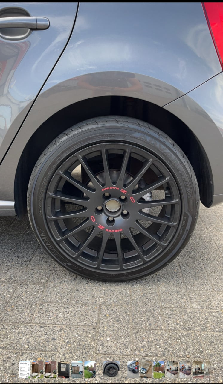 Originele OZ racing velgen 5x100