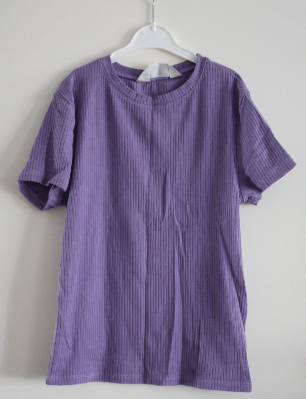 Paars tshirt maat 158-164