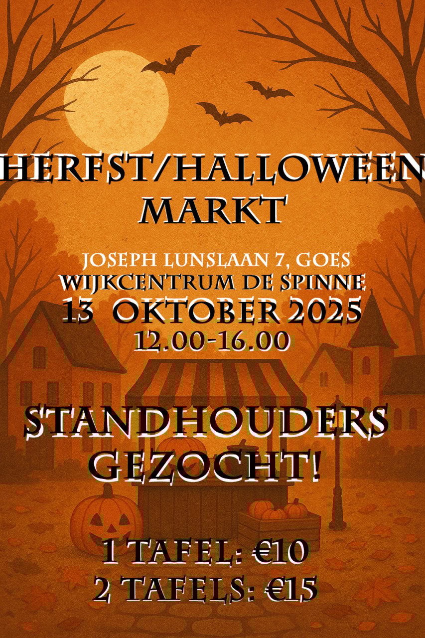 Standhouders gezocht markt