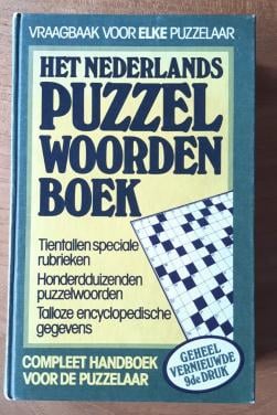 Het Nederlands puzzel woordenboek