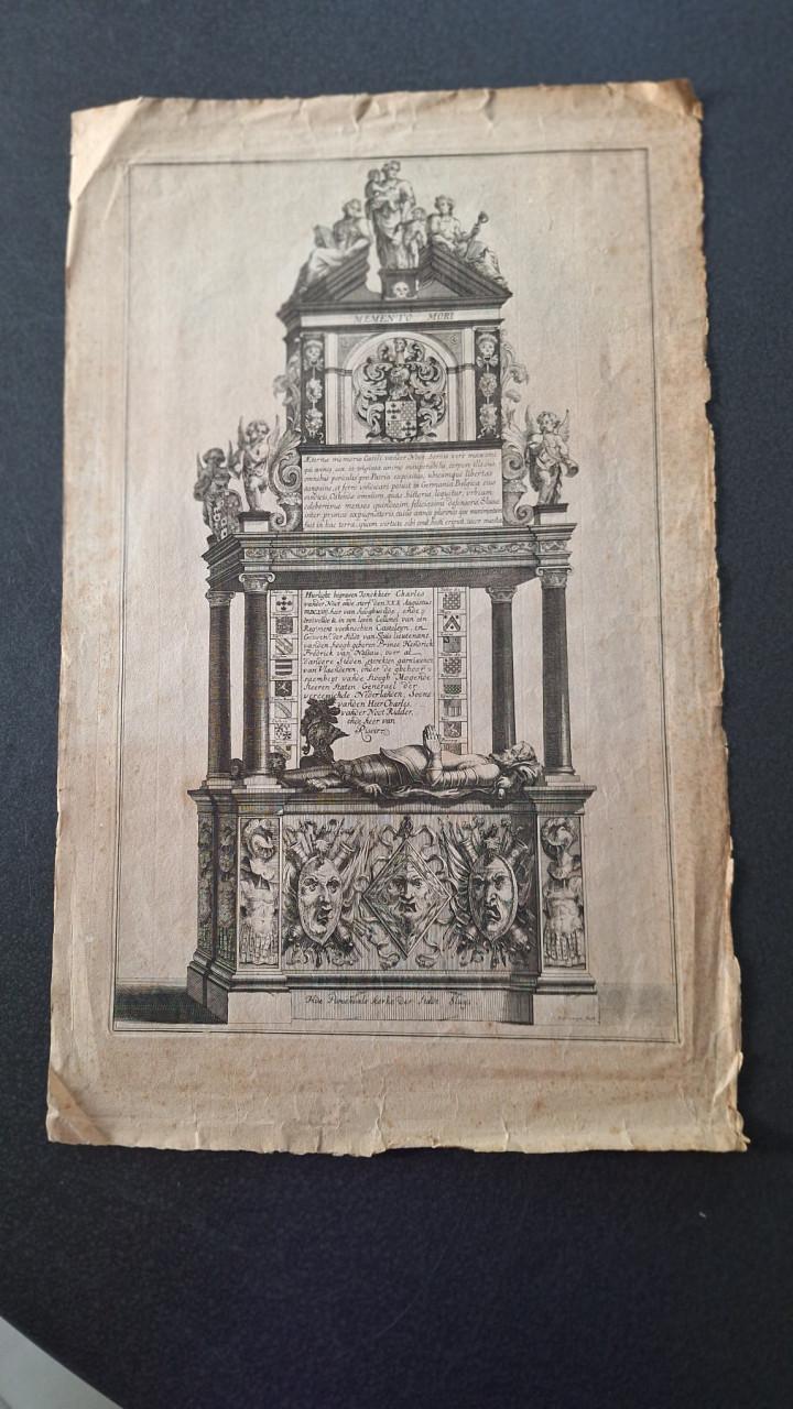 Prenten van poorten van Veere