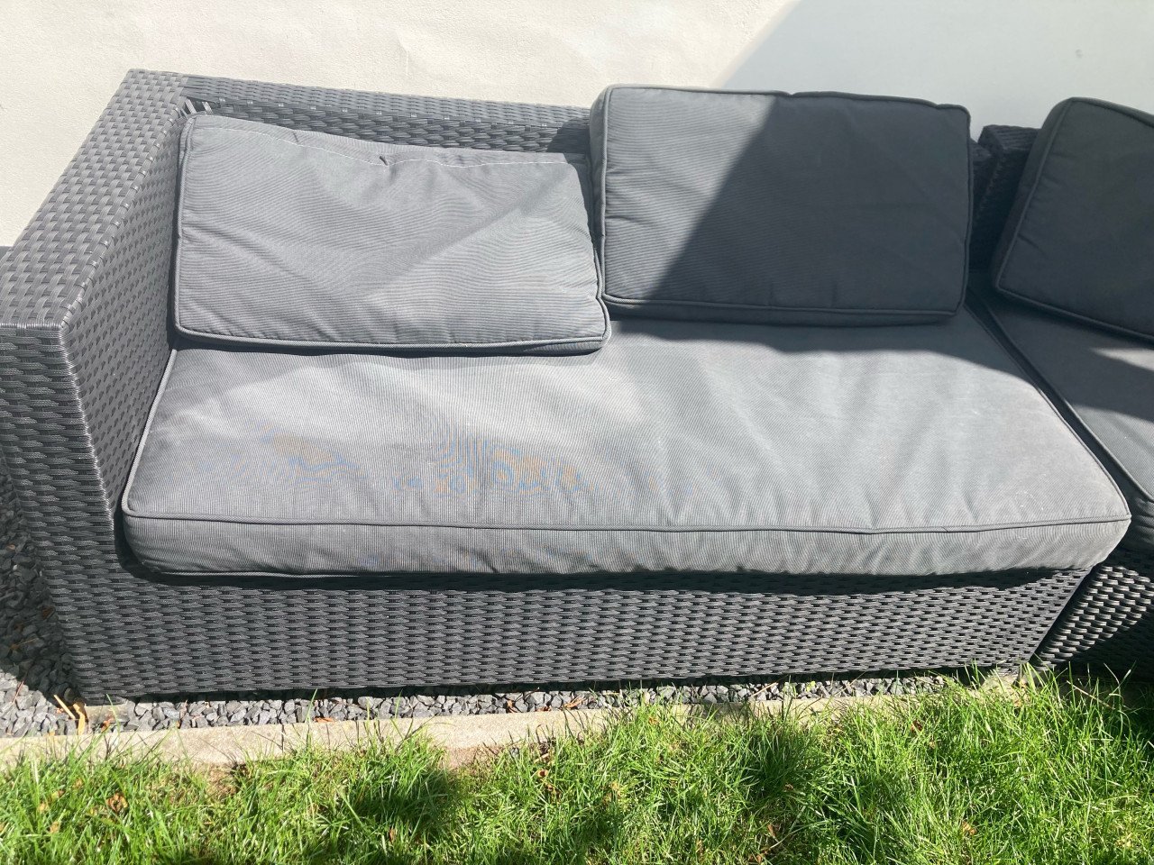 Loungebank zwart