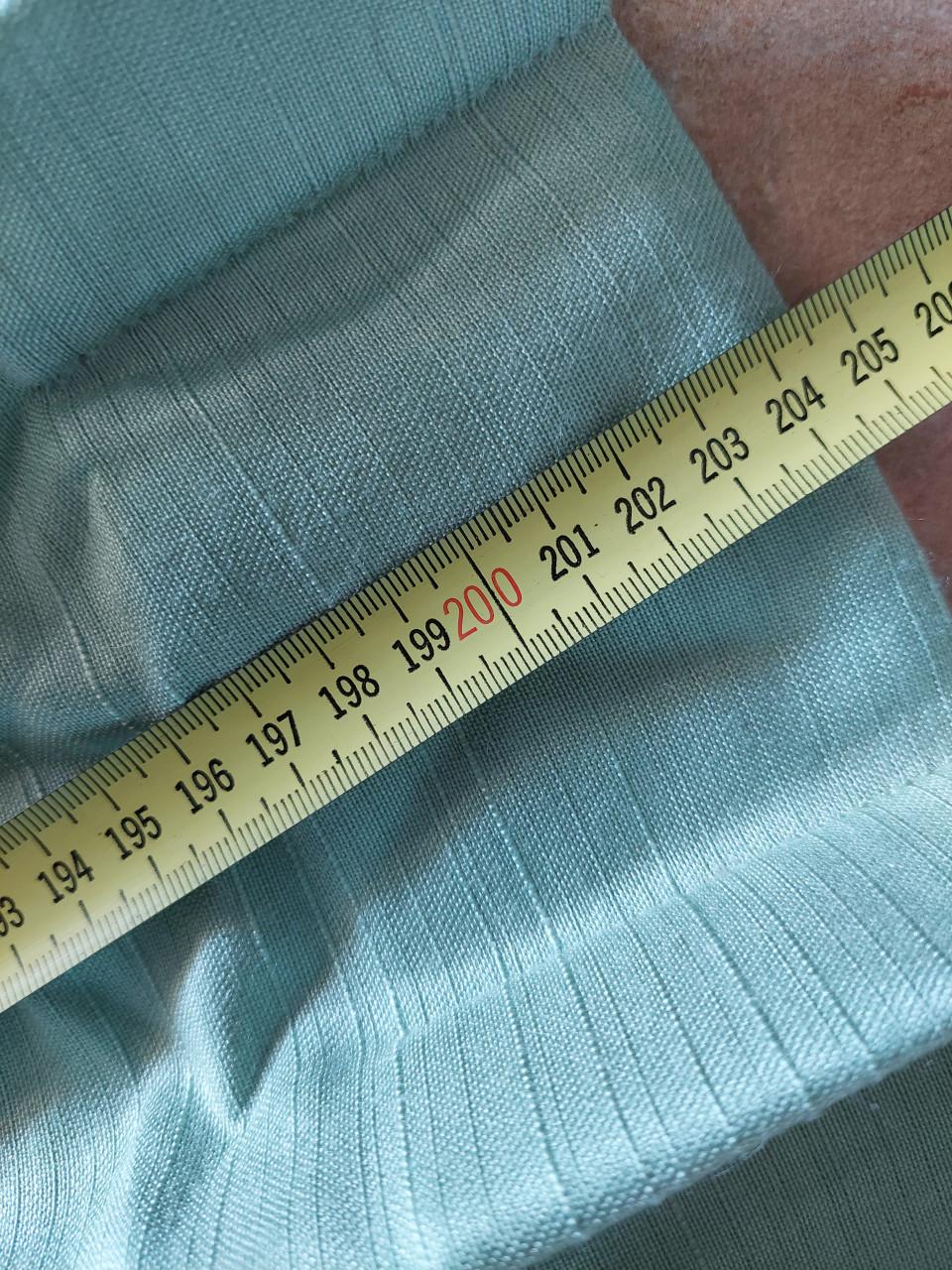 2x overgordijnen mintgroen als nieuw