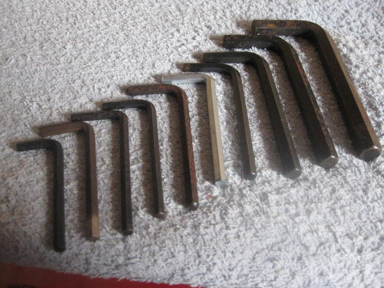 20 Verschillene inbus sleutels