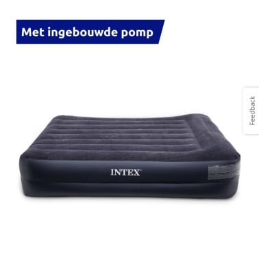 Te koop Intex 2 persoons opblaasmatras