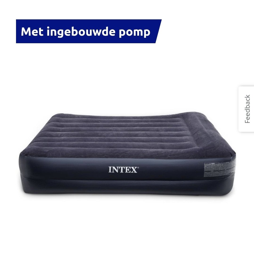 Te koop Intex 2 persoons opblaasmatras
