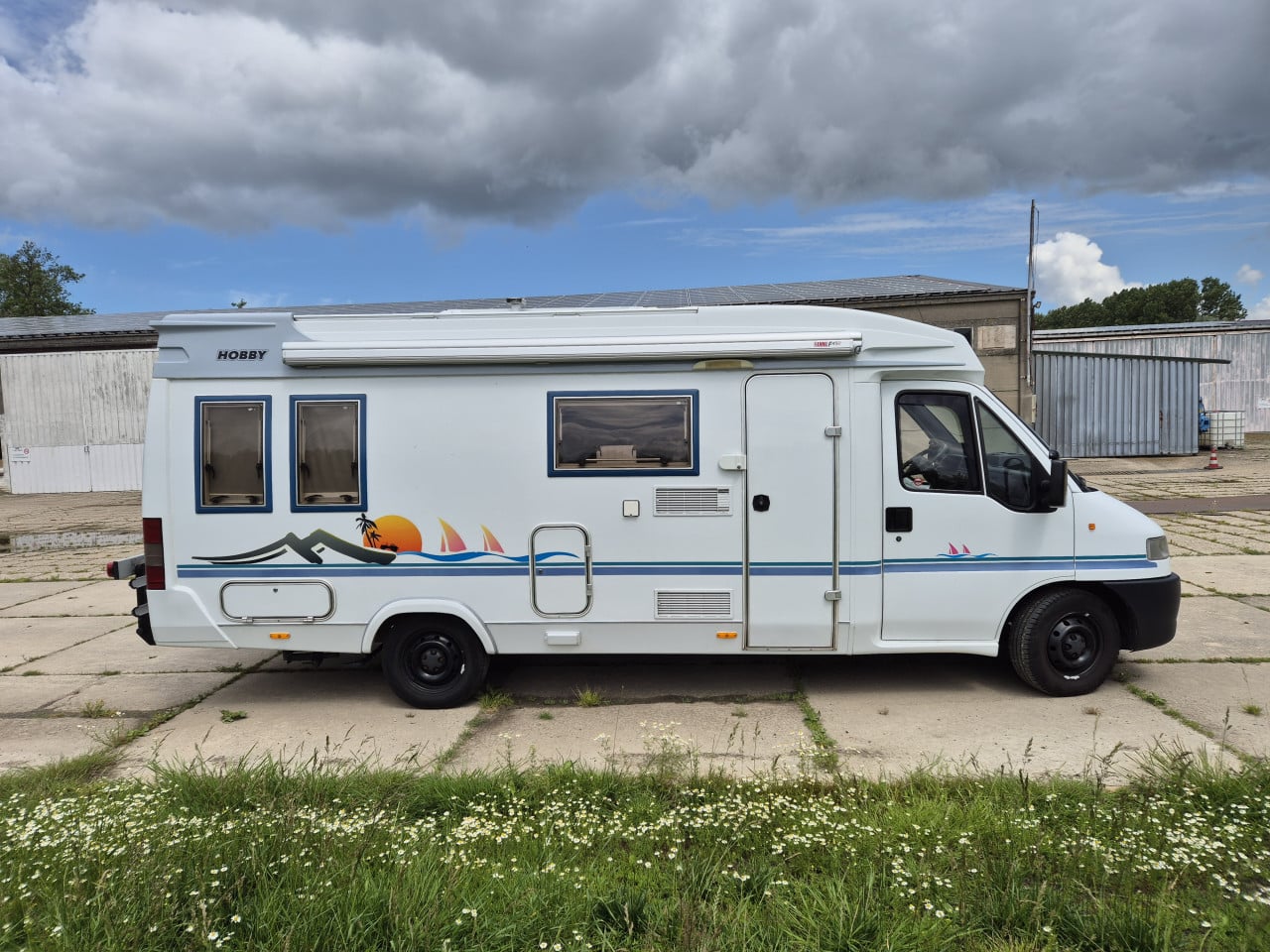 Hobby 650 op AL-KO chassis, robuust en eigenzinnige uitstraling