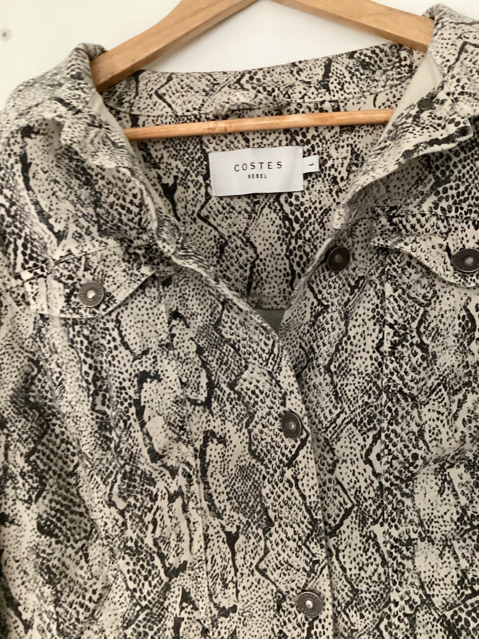 Jeans jasje stretch merk costes maat L nieuw