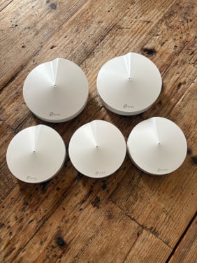 TP-Link 2xDeco M9 Mesh 3x Deco M5 wifi systeem