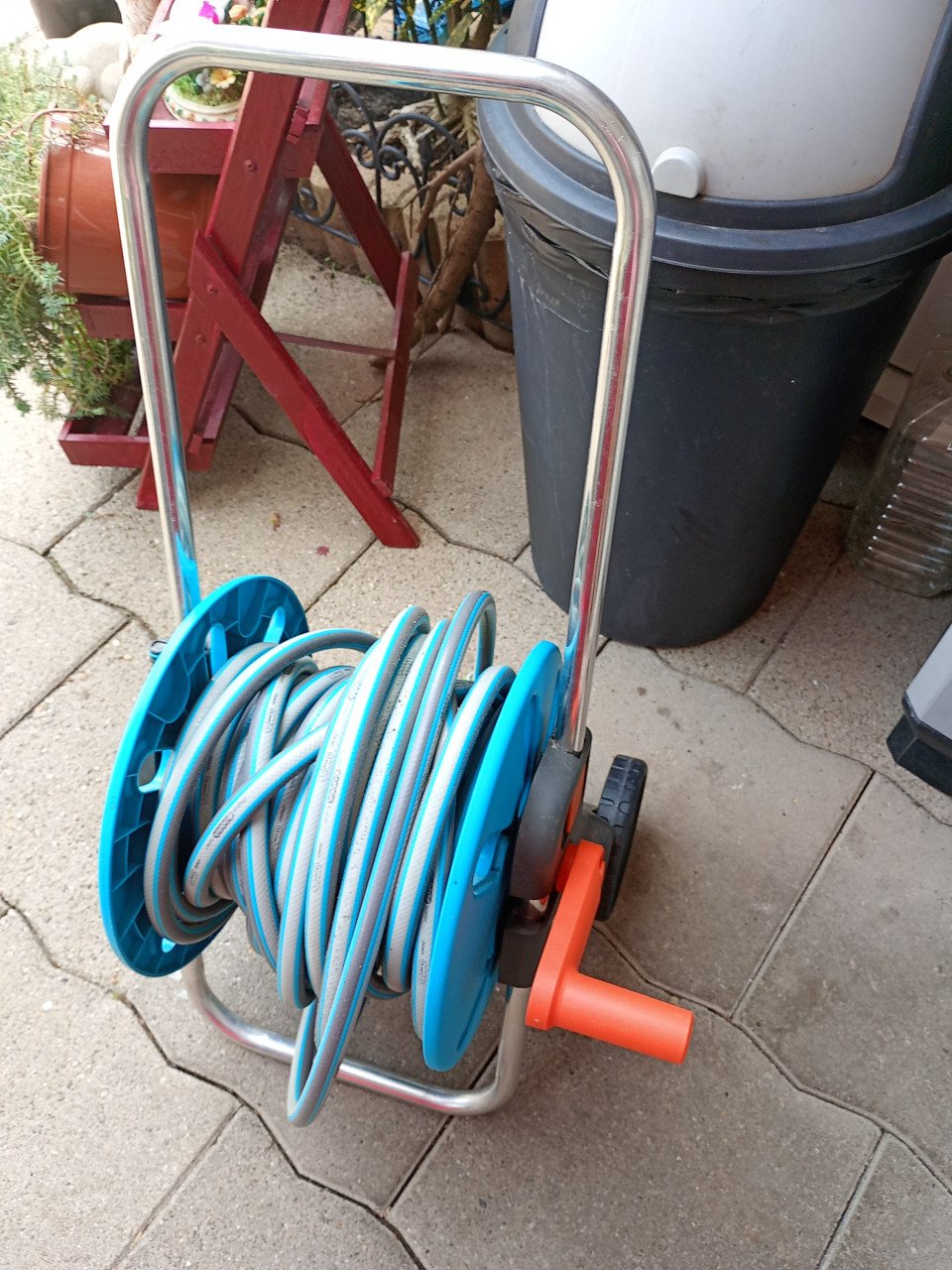 Te koop gardena slangen wagen