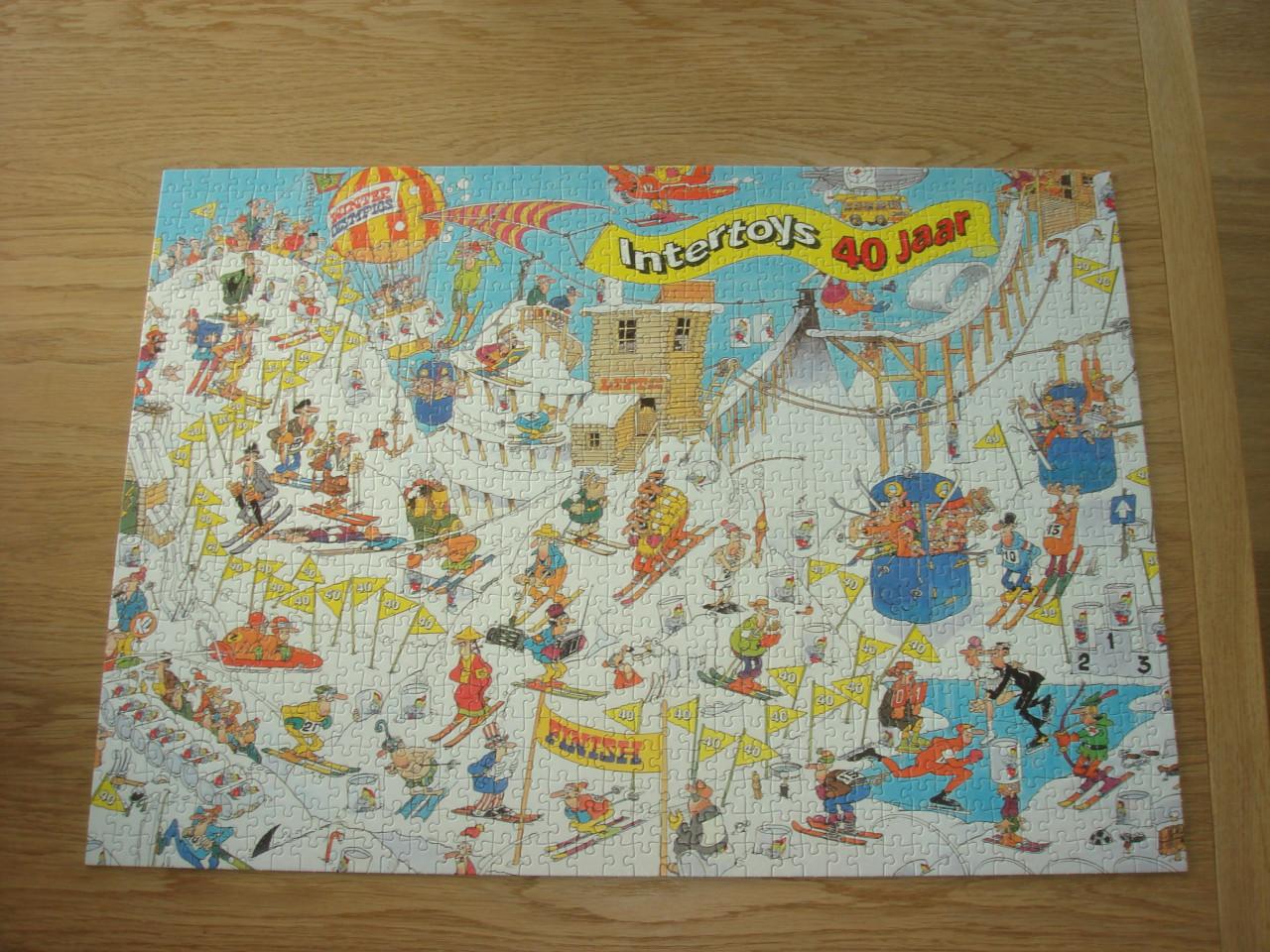 Te koop Complete Jan van Haasteren puzzel Intertoys 40 jaar
