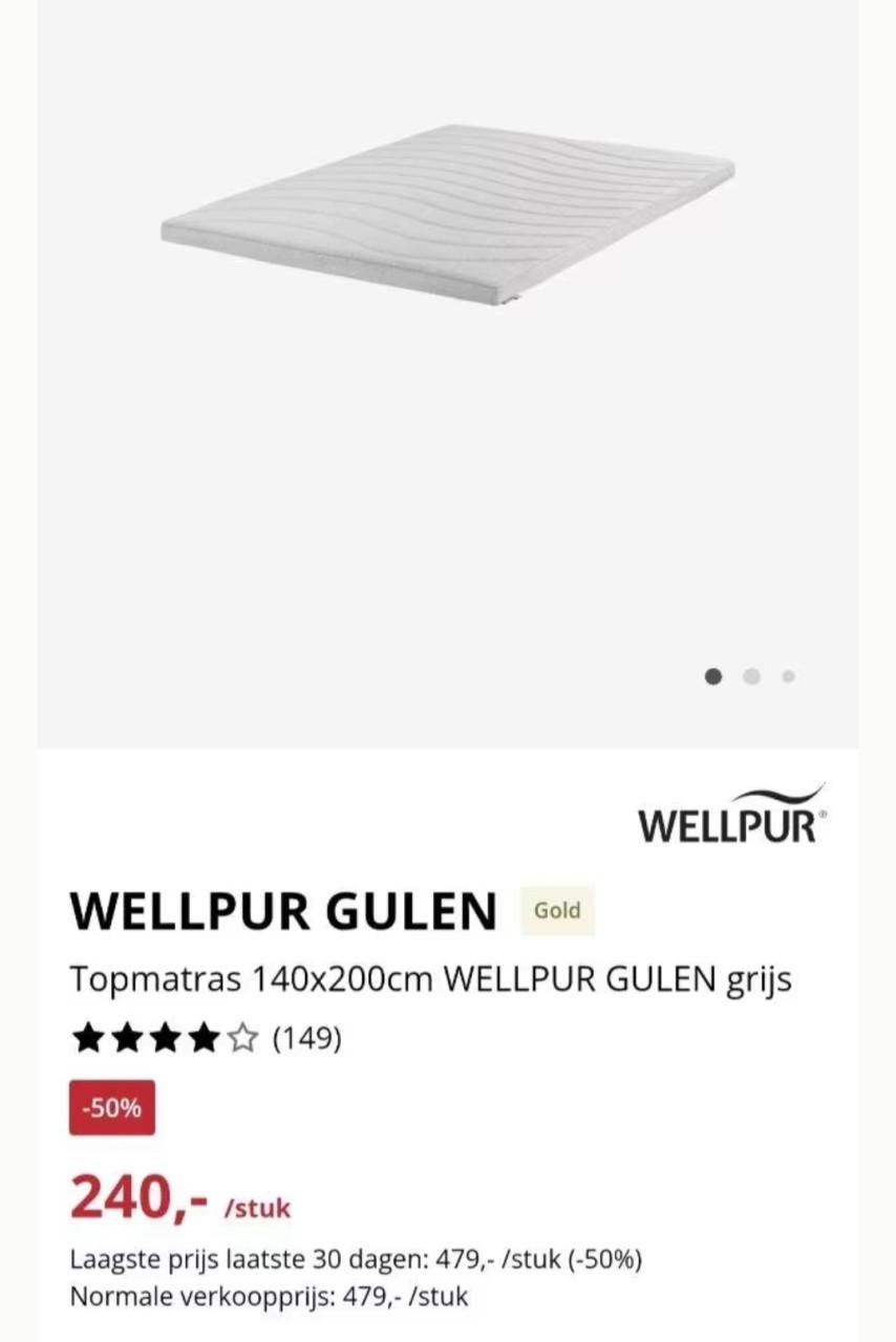 Topper Wellpur 140x200