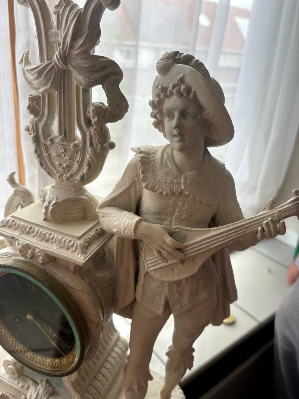 Vintage pendule,  of schoorsteenklok.