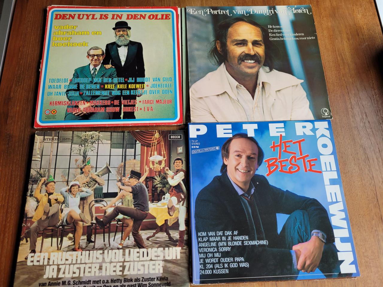 10 Nederlandstalige LP's in goede staat!