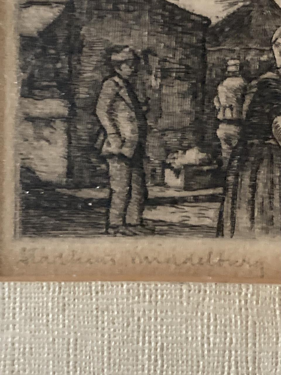 Louis Heijmans stadhuis Middelburg grafiek