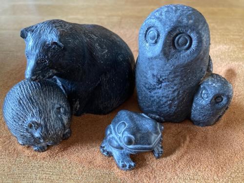 Canadese WOLF sculpteren  (Originele designs)