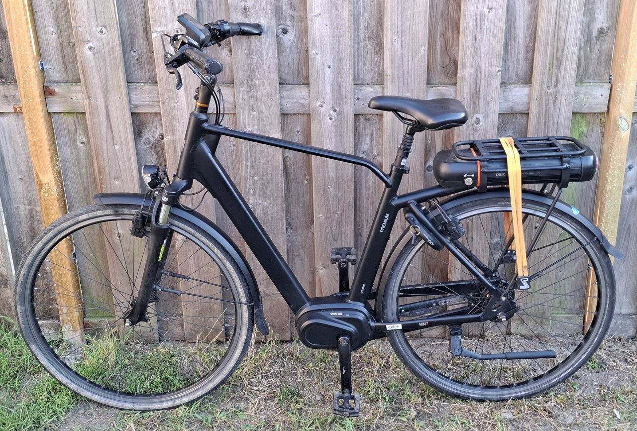 Prachtige Qwic Premium MN7 elektrische fiets 500Wh 80Nm