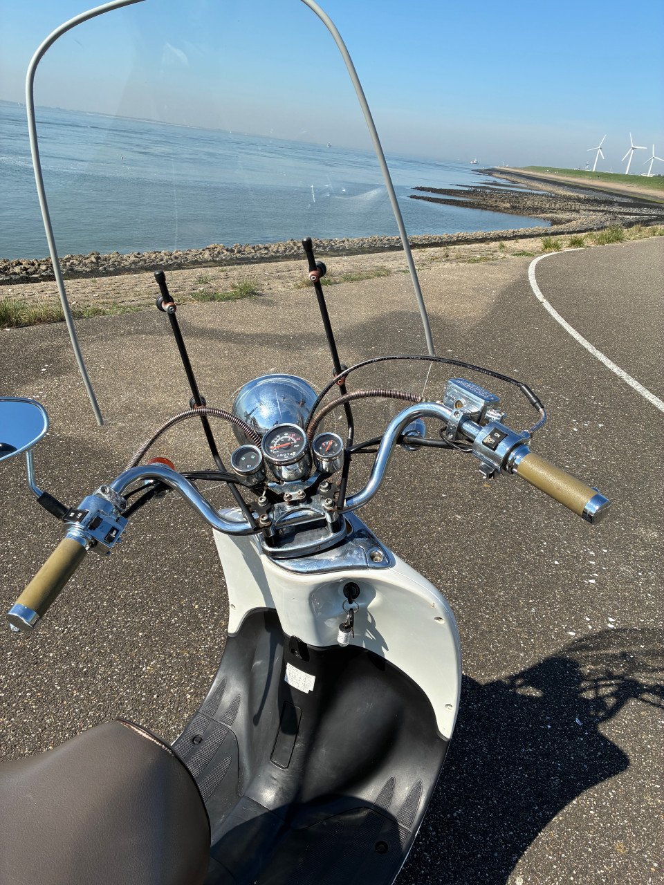 Scooter blauw kenteken