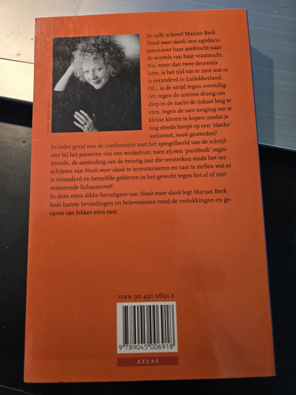 Boek Nooit meer slank 1e druk 2000