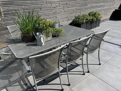 Tuintafel met 6 stoelen (tuinset)